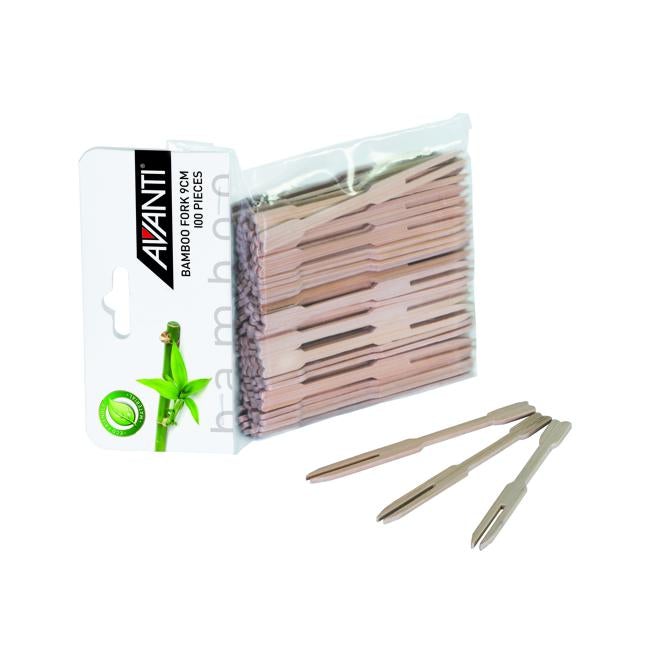 Avanti Bamboo Fork - 9cm 100Piece Pack