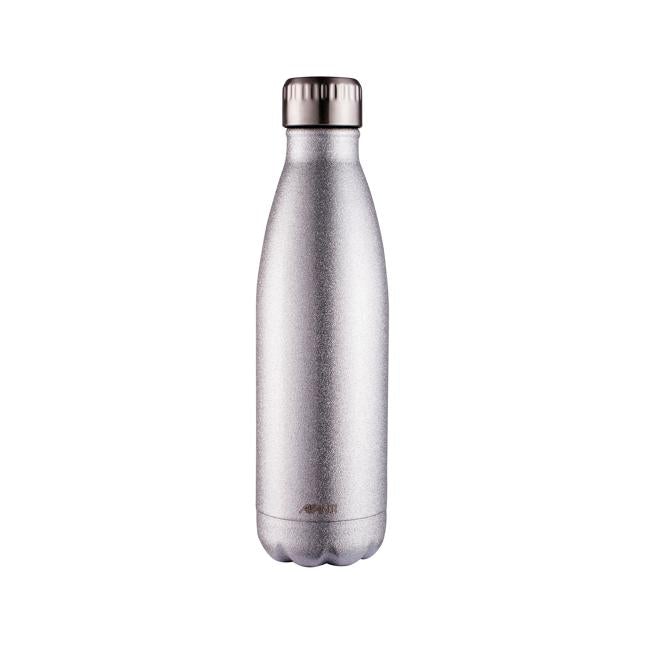 Avanti Fluid Bottle 500ML Glitter Silver