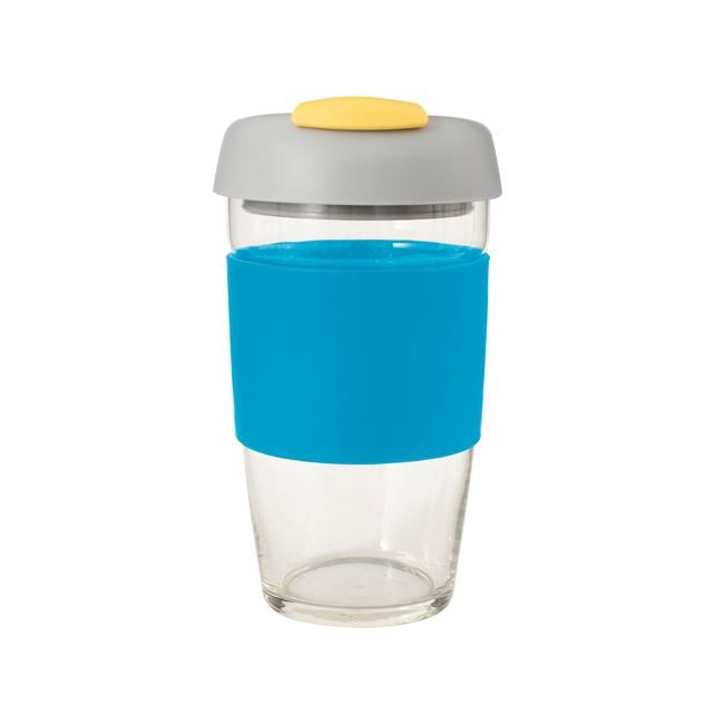 Avanti Glass GoCup 473ml Blue/Grey/Yell