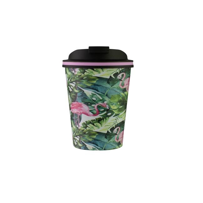 Avanti Go Cup 280ML/8OZ - Flamingo Leaf