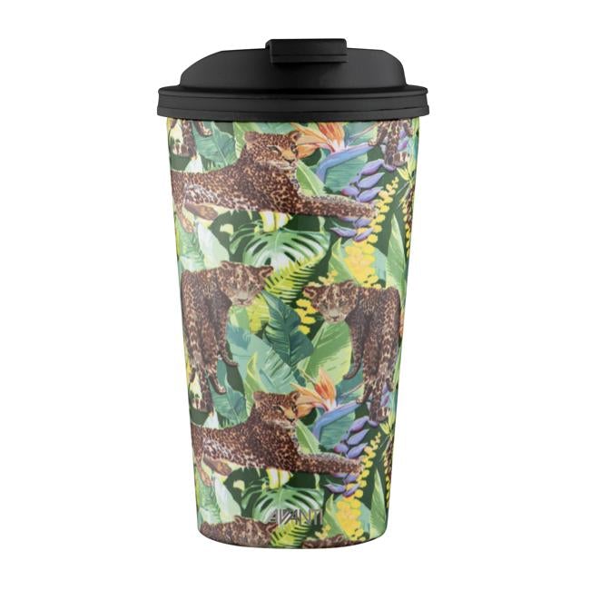 Avanti Go Cup 410ML/12OZ Trop Leopard