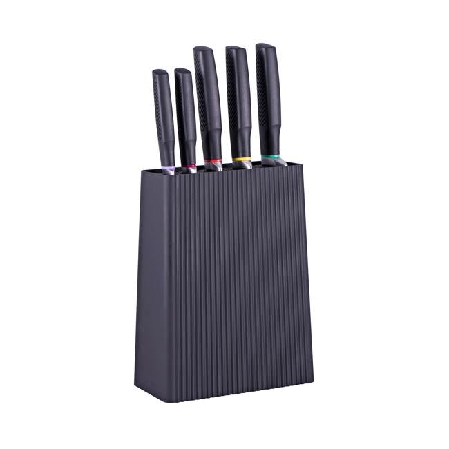 Avanti Nero 6 Piece Knife Block