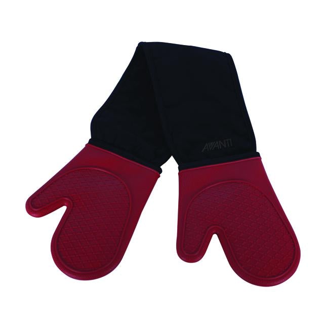 Avanti Silicone Double Oven Glove-Red