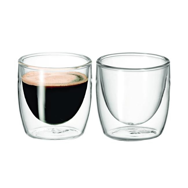 Avanti Twin Wall Glass Caffe 100ml Set 2