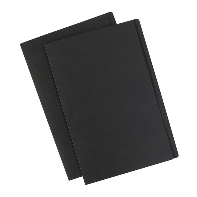 Avery File Folder Black 250gsm Foolscap Pack 10