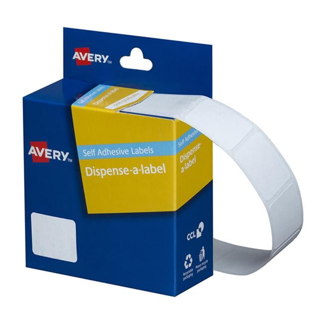 Avery Label Dispenser Dmr1924w 19x24mm White 650 Pack