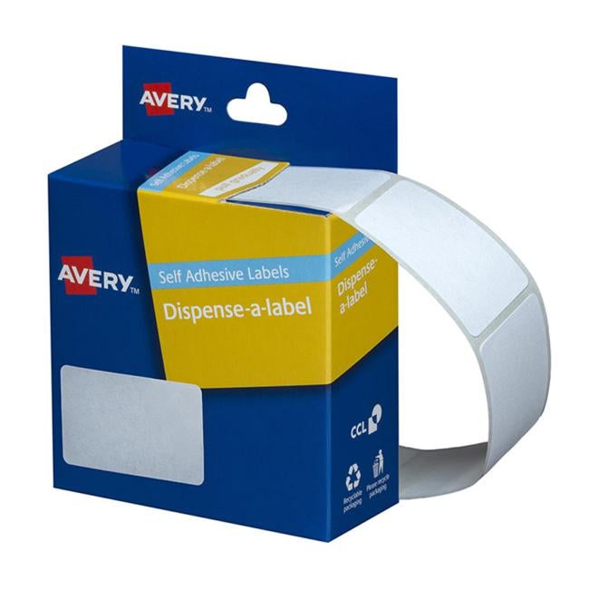 Avery Label Dispenser Dmr3549w 35x49mm White 220 Pack