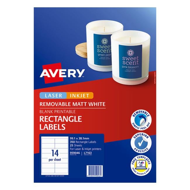 Avery Label L7163 Rev-25 99.1×38.1 25 Sheets
