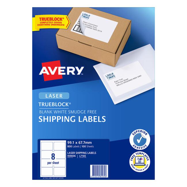 Avery Label L7165-100 100 Sheets Laser