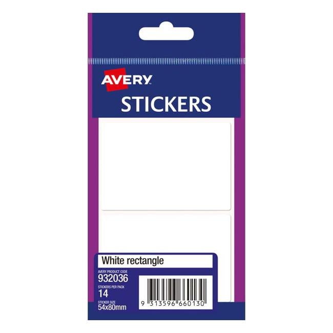 Avery Label Multipurpose White 54x80mm