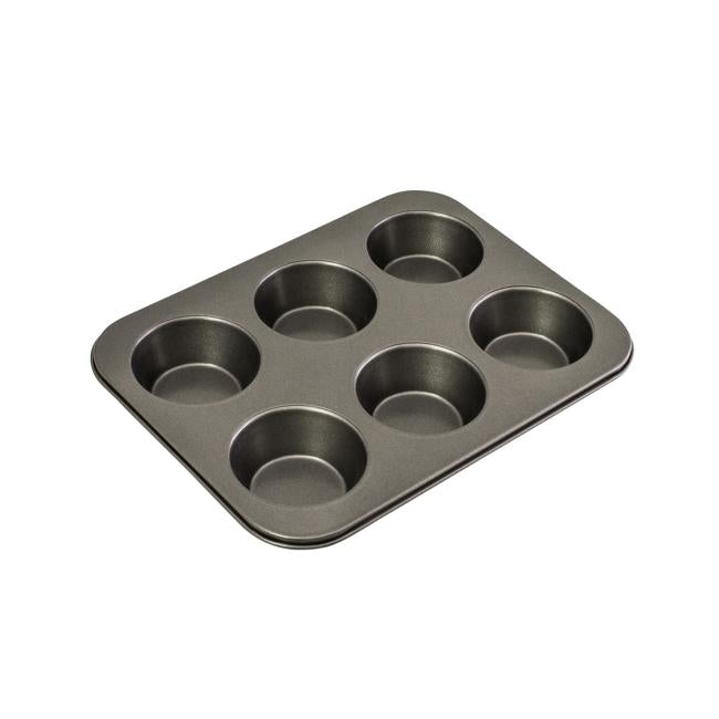 Bakemaster 6 Cup Lrg Muffin Pan 35X26CM