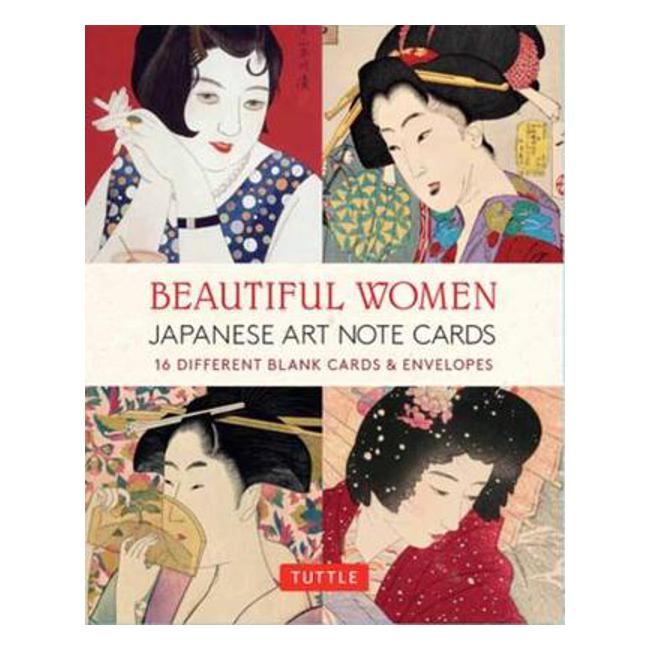 Beautiful Women in Japanese Art Note Cards: 16 Different Blank Cards & Envelopes - Tuttle Publishing