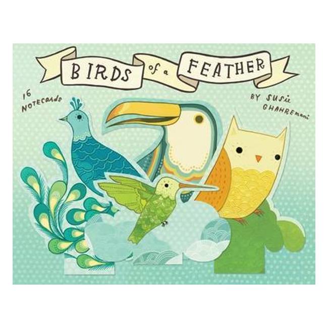 Birds Of A Feather Notecard Set - Susie Ghahremani