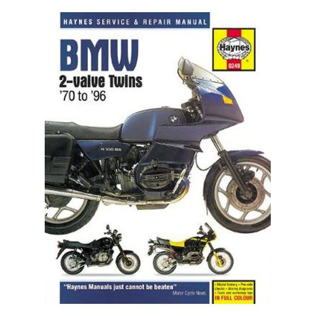 BMW 2-valve Twins 1970-1996 Repair Manual - Haynes Publishing