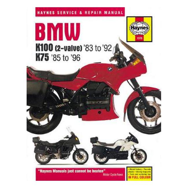 BMW K100 2-valve 83-92& K75 1985-1996 Repair Manual - Haynes Publishing