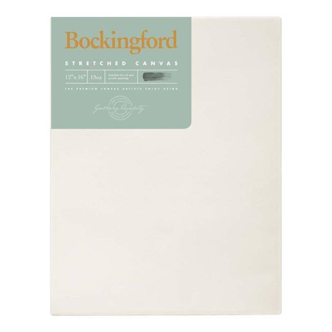 Bockingford Canvas 1.5 Inch "12x16"" 13 Ounce Triple Gesso Primed