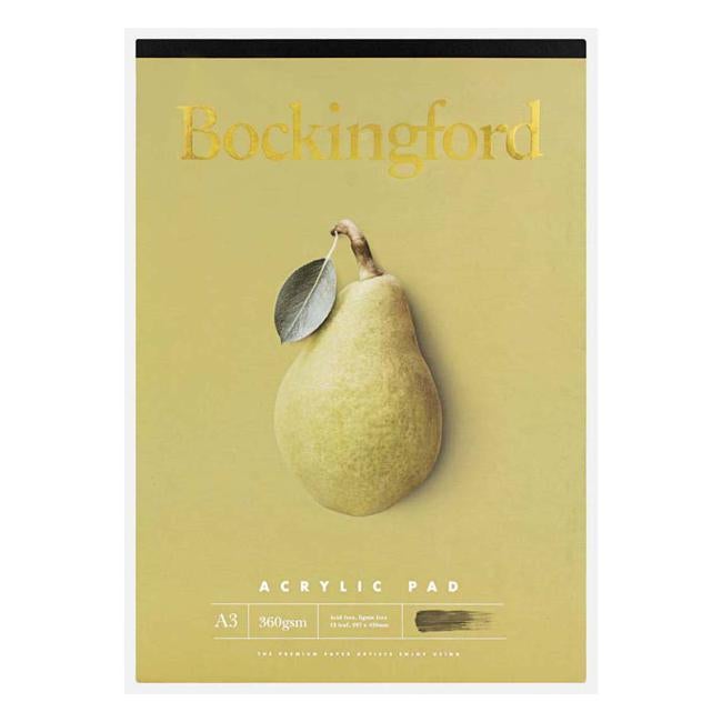 Bockingford Pad Acrylic A3 360gsm 12leaf