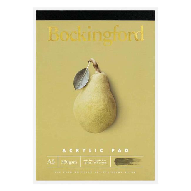 Bockingford Pad Acrylic A5 360gsm 12leaf