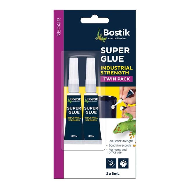 Bostik Superglue Twin Pack 2 x 3ml Hangsell