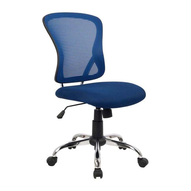 Brenton Chair Blue Mesh Mid Back