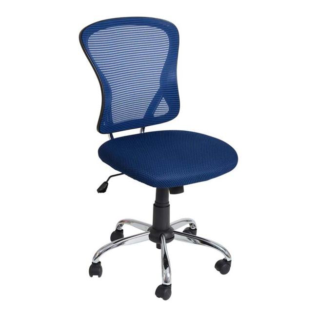 Brenton Chair Blue Mesh Mid Back