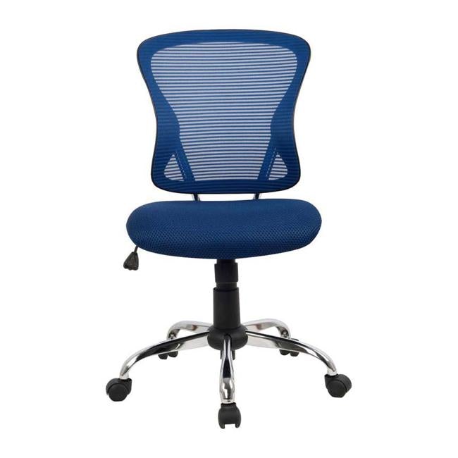 Brenton Chair Blue Mesh Mid Back