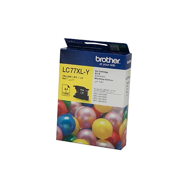 Brother LC77XL Yellow Ink Cart