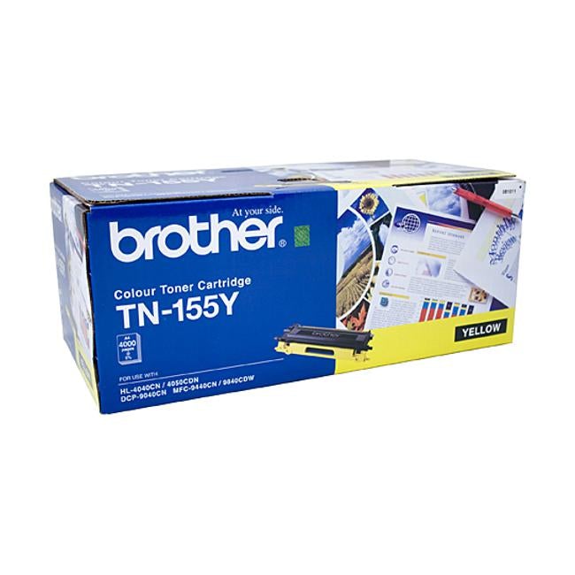 Brother TN155 Yellow Toner Cart