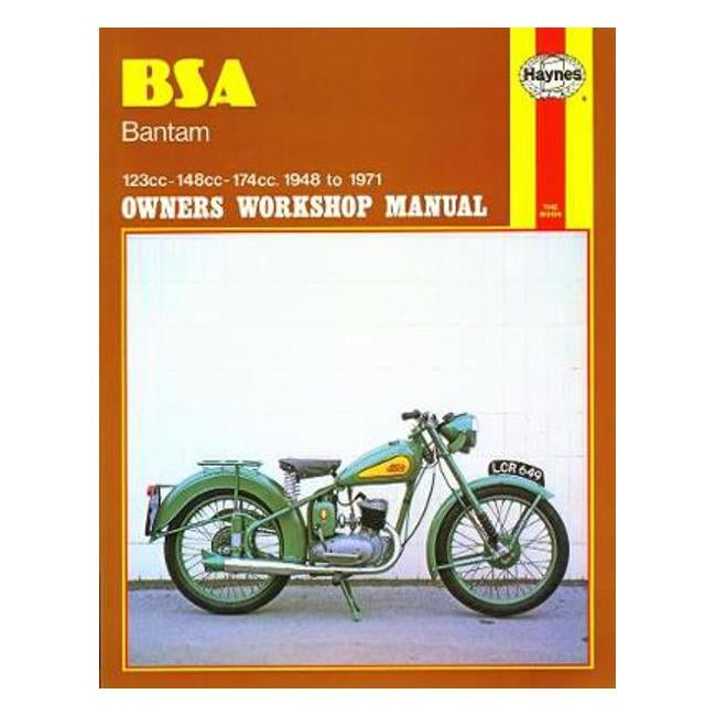 BSA Bantam Haynes Manual (48-71) – Easy Fix-It Guide For Your Classic Bike