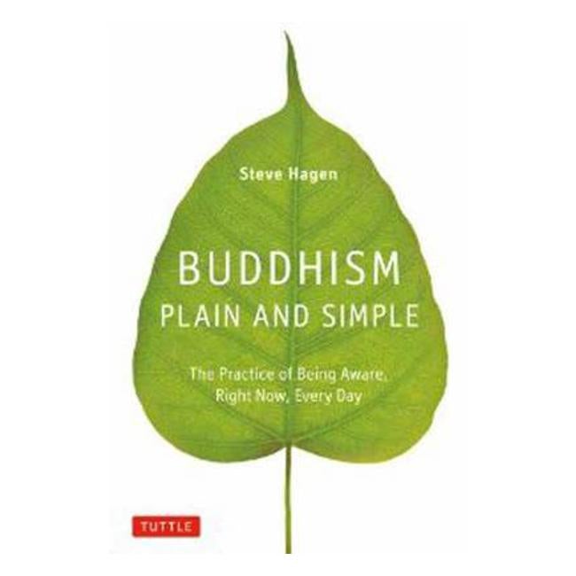 Buddhism Plain and Simple: The Practice of Being Aware, Right Now, Every Day - Steve Hagen