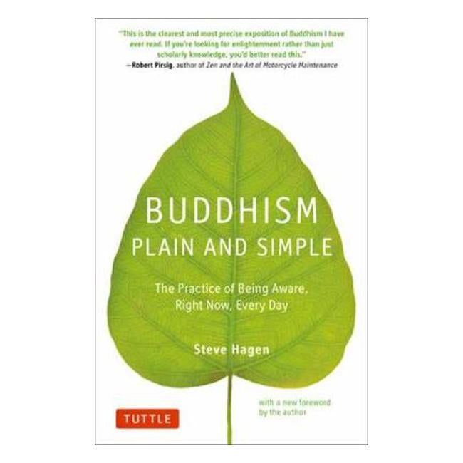 Buddhism Plain and Simple: The Practice of Being Aware Right Now, Every Day - Steve Hagen
