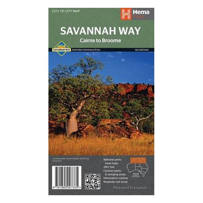 Cairns to Broome (Savannah Way): 2014 - Hema Maps