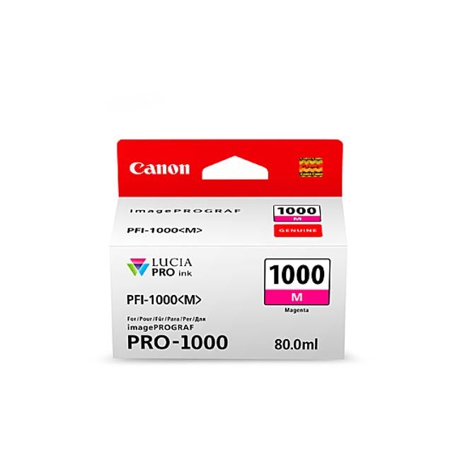 Canon PFI1000 Magenta Ink Cart