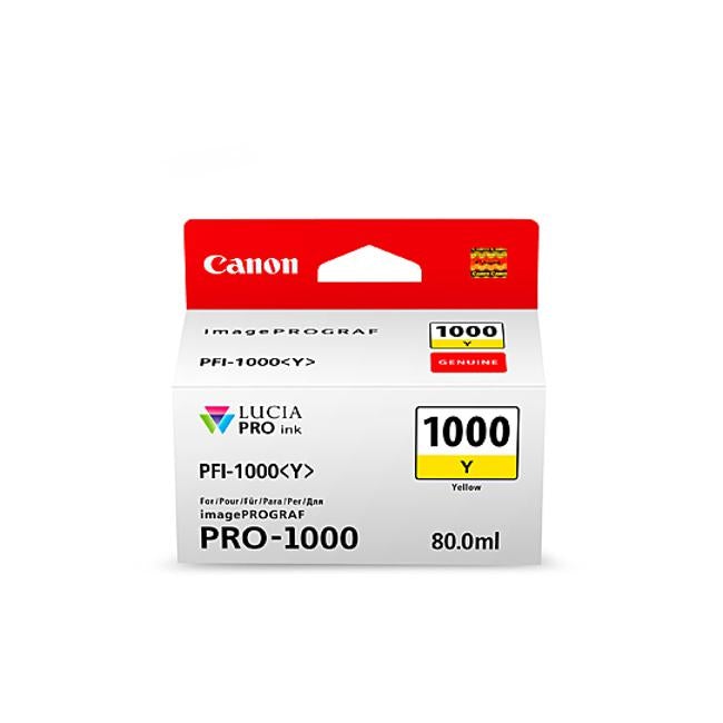 Canon PFI1000 Yellow Ink Cart