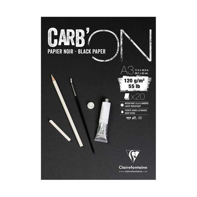 CarbON Black Pad A3 120g 20sh