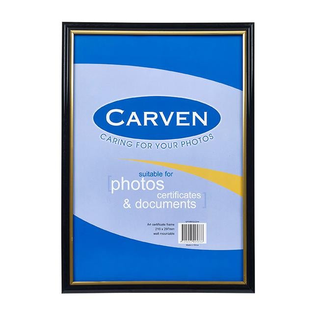 Carven document frame black/gold a4