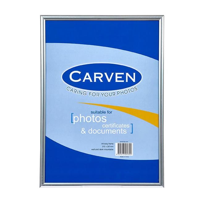Carven document frame silver a4