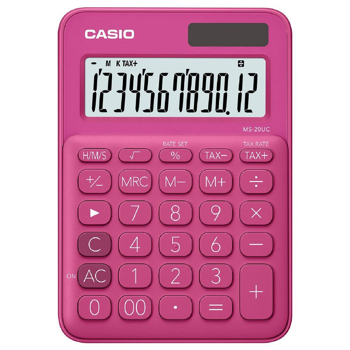 Casio MS20UCPK Desktop Calculator Pink