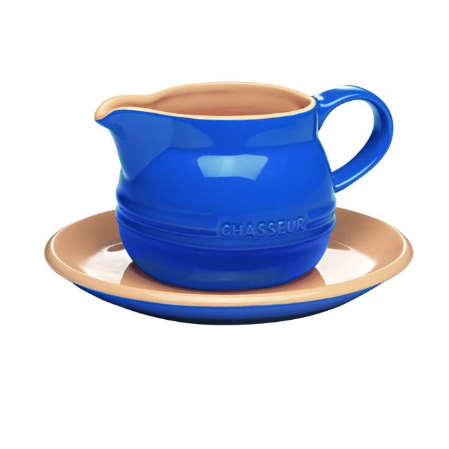 Chasseur Le Cuissn Gravy Boat+Saucer Blue