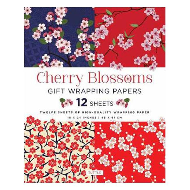 Cherry Blossoms Gift Wrapping Papers - Tuttle Publishing