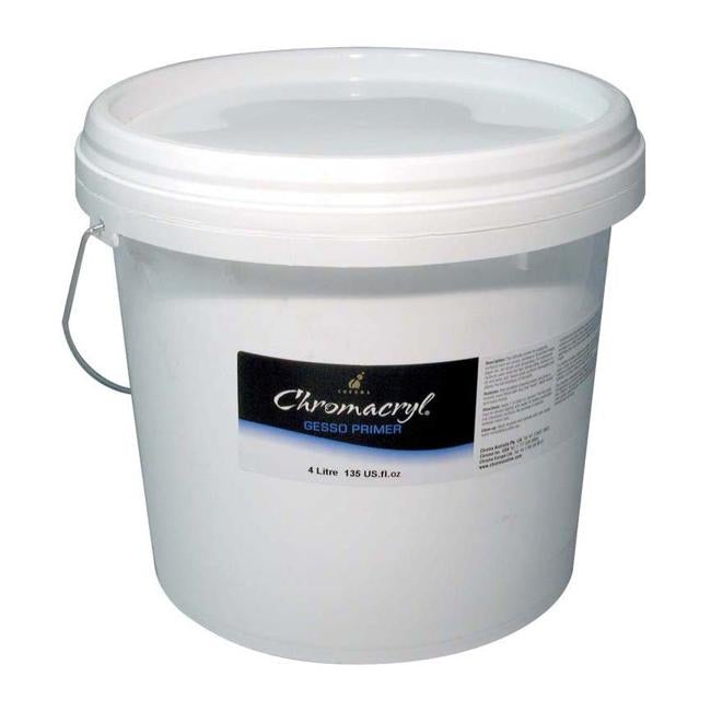 Chromacryl Medium 4 Litre Gesso Primer