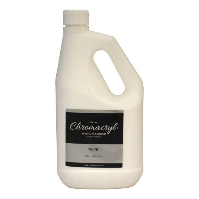 Chromacryl Paint Acrylic 2 Litre Student  White