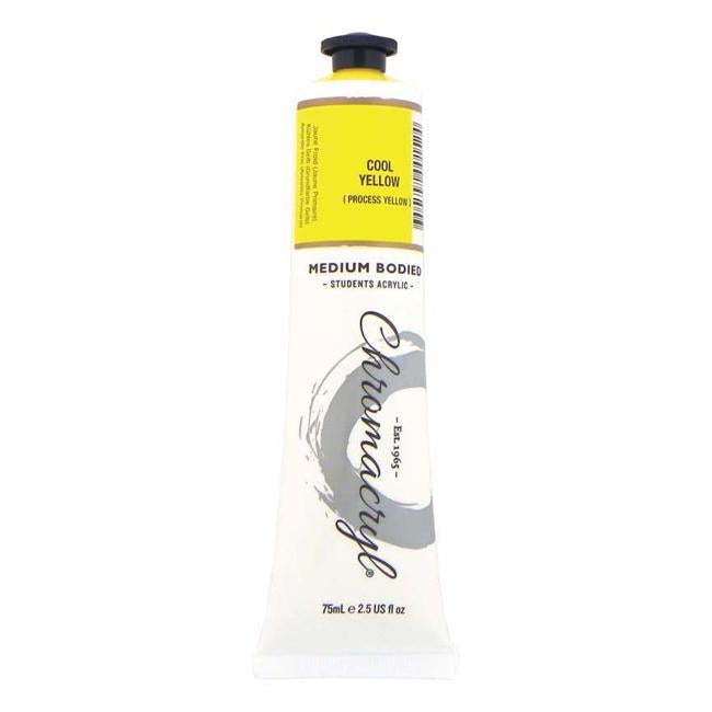 Chromacryl Paint Cool Yellow 75ml