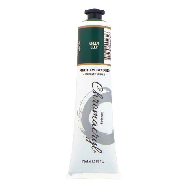 Chromacryl Paint Green Deep 75ml