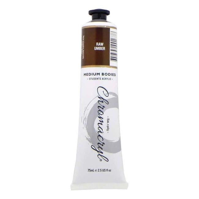 Chromacryl Paint Raw Umber 75ml