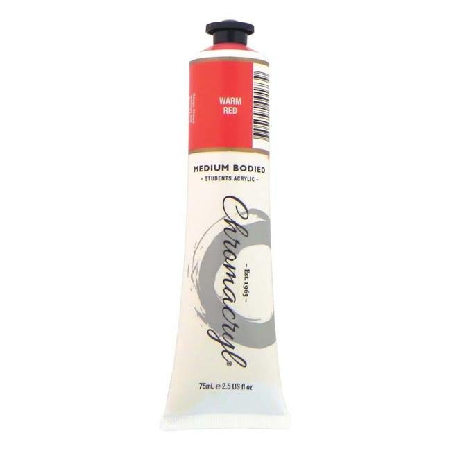 Chromacryl Paint Warm Red 75ml