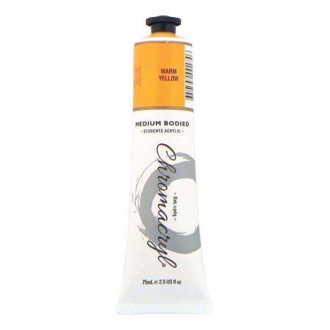 Chromacryl Paint Warm Yellow 75ml