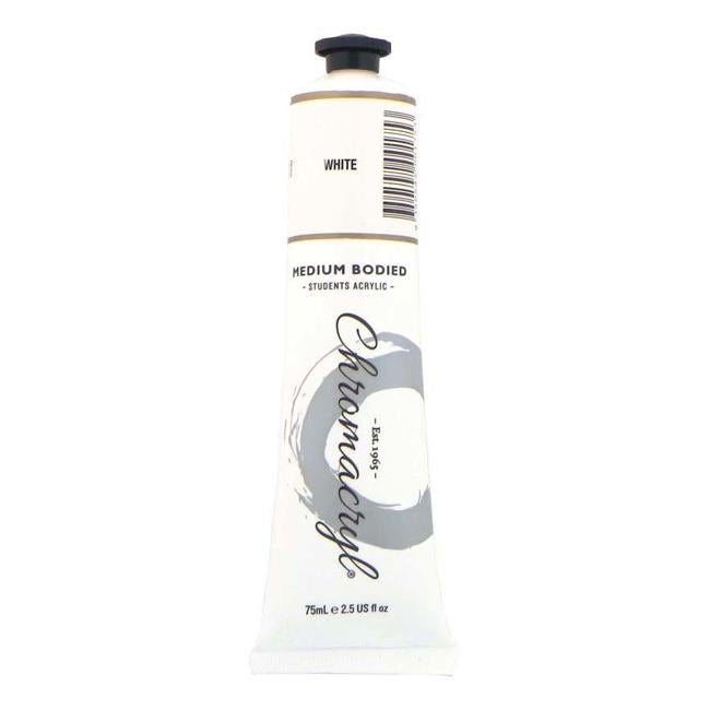 Chromacryl Paint White 75ml