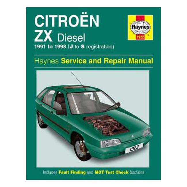 Citroen ZX Diesel 1991-1998 Repair Manual - Haynes Publishing