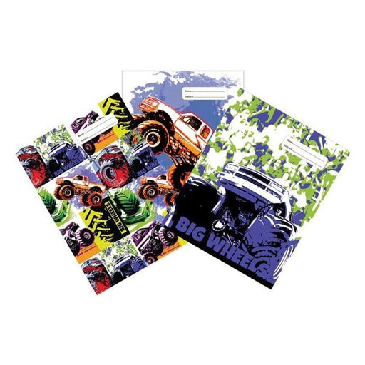 Spencil Big Wheels II Book Cover A4 Pack 3 Assorted-Marston Moor